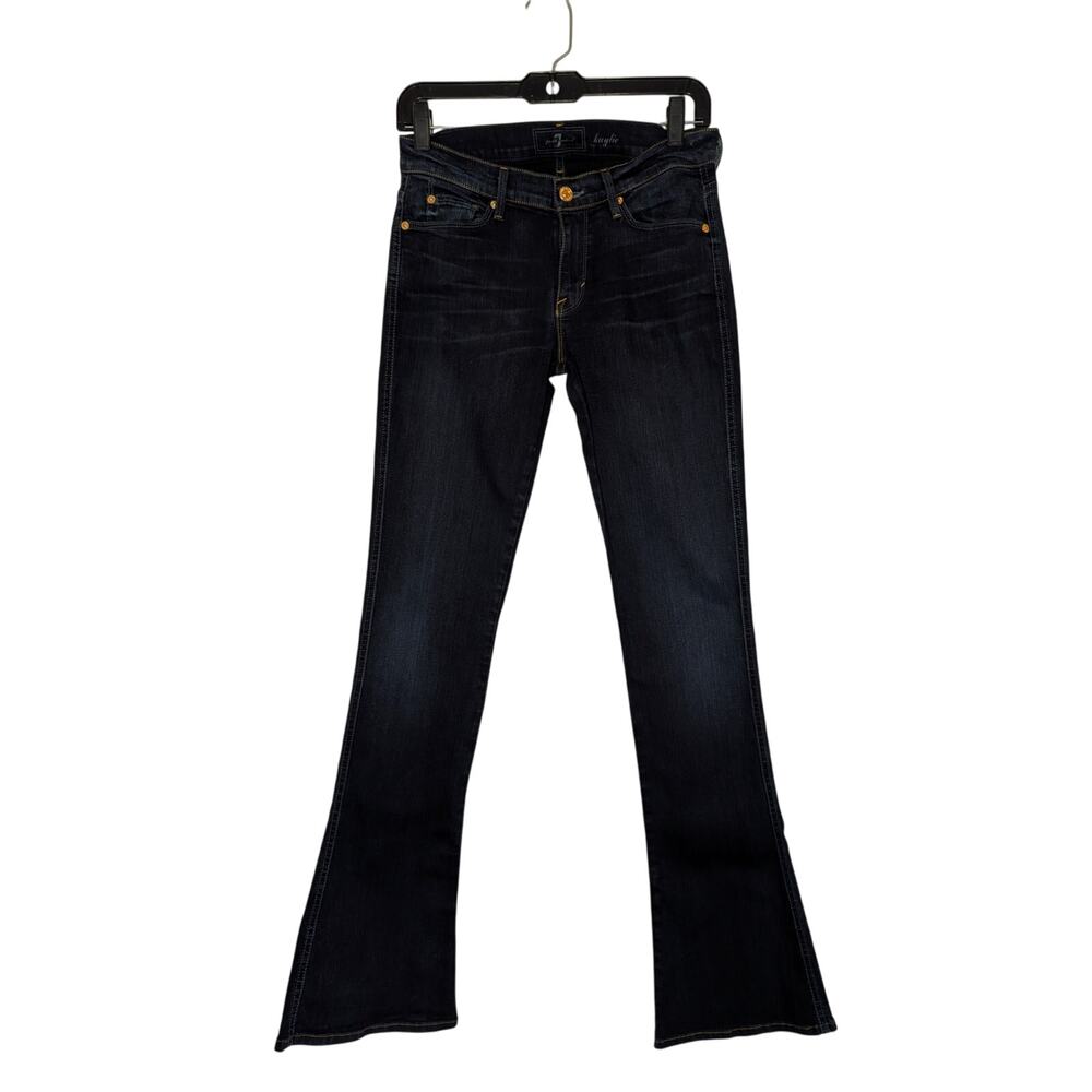 7 For All Mankind Women Jeans, "Kaylie" Dark Wash Bootcut Jeans, Sz 27